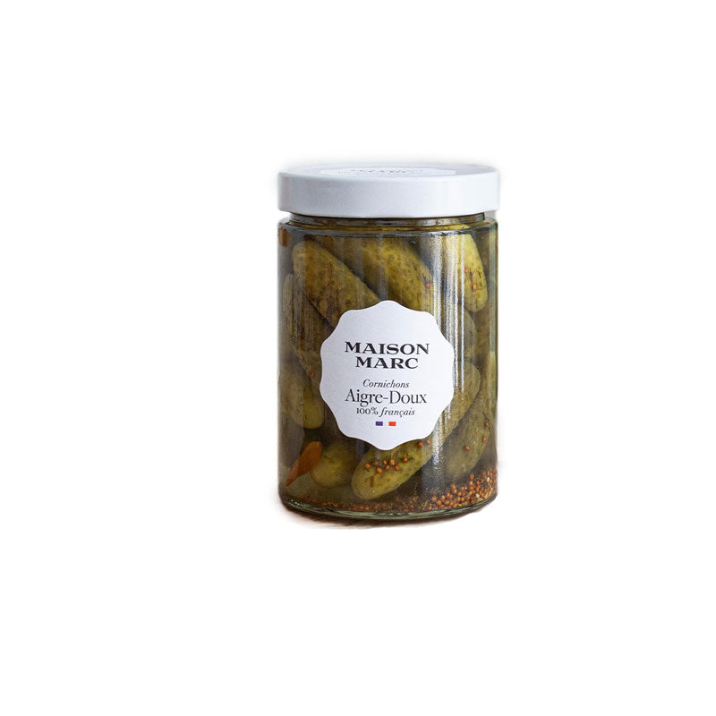 Sweet and Sour Gherkins (Cornichons Aigre Doux) - 200g