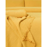 Cotton Gauze Bedspread, Turmeric