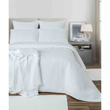 Cotton Gauze Flat Sheet, White