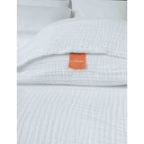 Cotton Gauze Flat Sheet, White