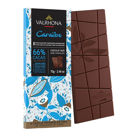 Dark Chocolate Bar Caraibe 66%