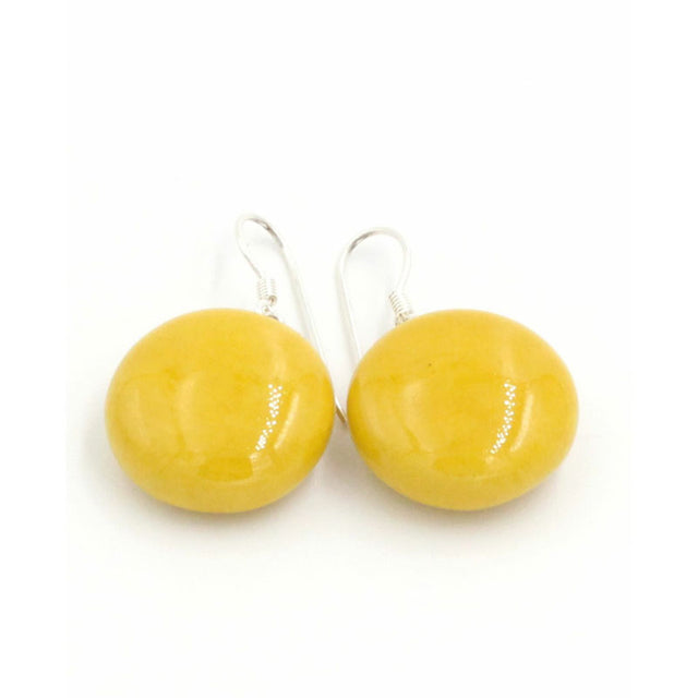 Moon Ceramic Drop Earrings, Sun