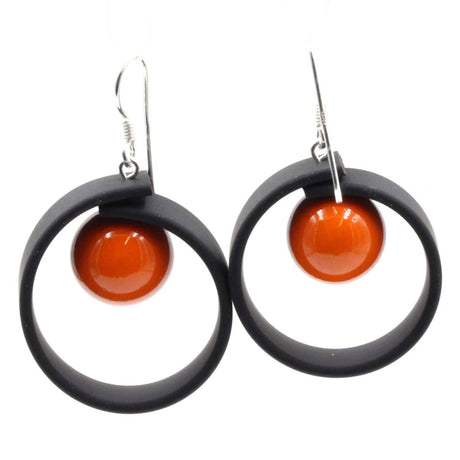 Tempo Drop Earrings, Orange