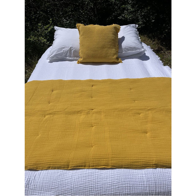 Cotton Gauze Eiderdown, Turmeric