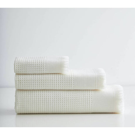 Prestige Honeycomb Bath Towel, Ecru