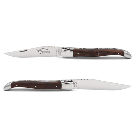 Laguiole Purplewood Pocket Knife - 12cm, Prestige Collection - Zouf.biz