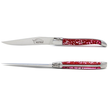 Laguiole Steak Knives, Mix with Silver Foil - Zouf.biz