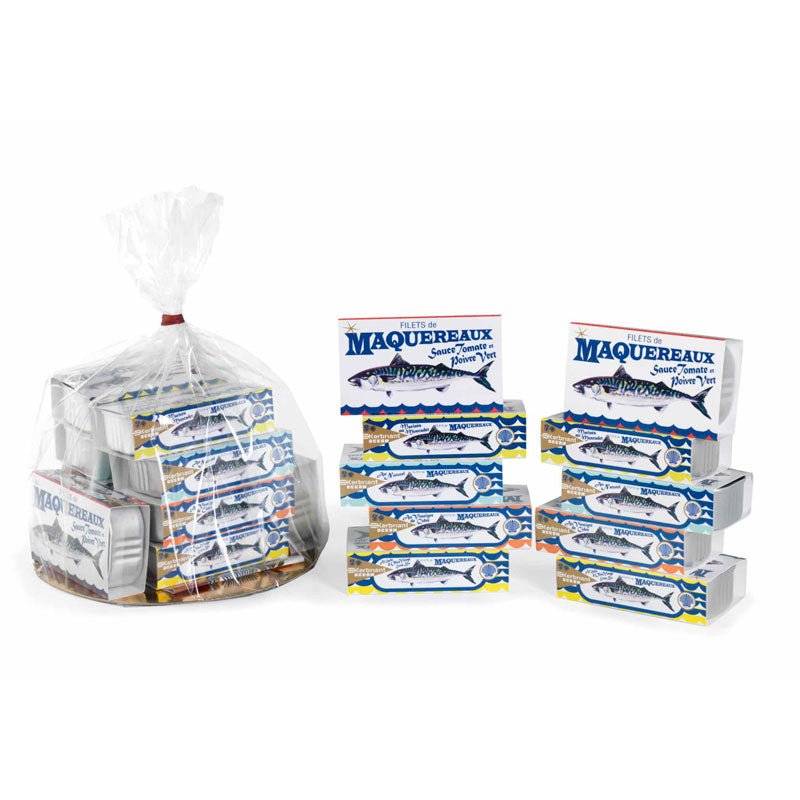 Mackerel Fillets Gift Set, 10 Tins