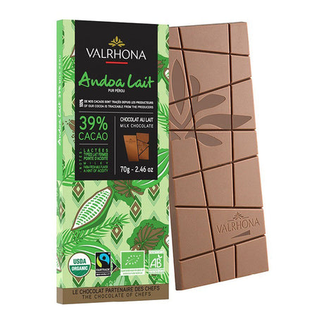 Milk Chocolate Bar Andoa Organic 39%