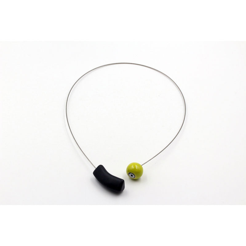 Atome Ceramic Necklace, Anise - Zouf.biz