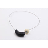 Atome Ceramic Necklace, Ivory - Zouf.biz