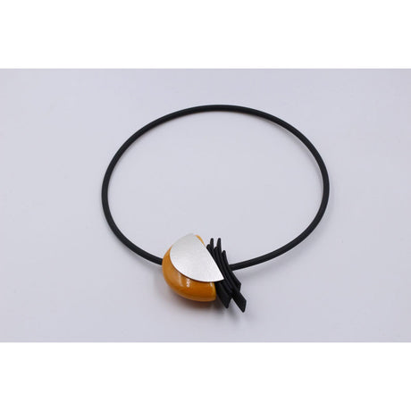 Big Bang PVC Necklace, Apricot - Zouf.biz