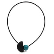 Nais Ceramic Necklace, Turquoise