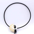 Saturne PVC Necklace, Ivory