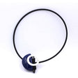 Saturne PVC Necklace, Midnight Blue