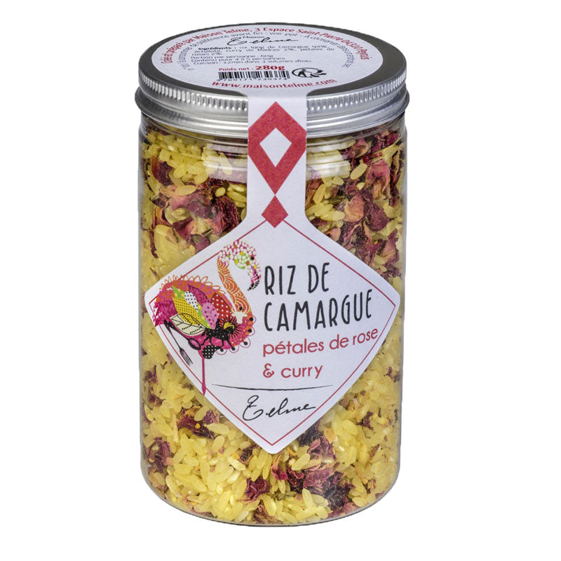 Camargue Rice with Curry and Rose Petals - 280g