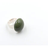 Bulle Cabochon Ring, Khaki