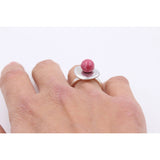 Fleur Ring, Raspberry