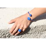 Ludic Urban Ceramic Ring, Azure