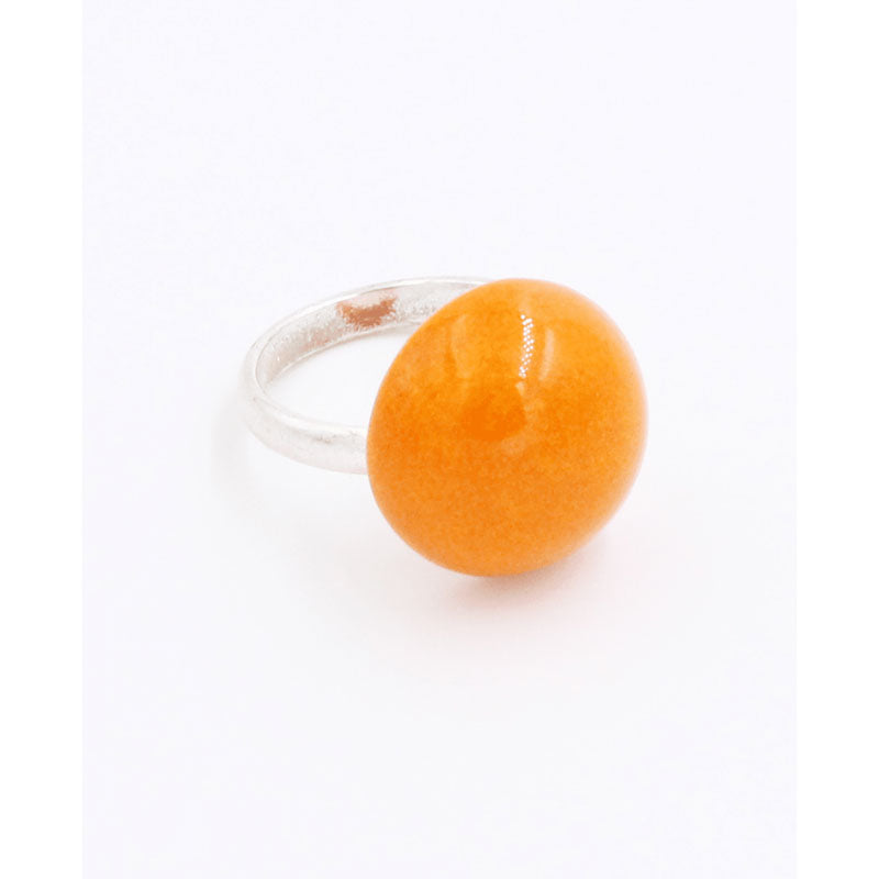 Ludic Urban Ceramic Ring, Orange