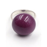 Ludic Urban Ceramic Ring, Plum