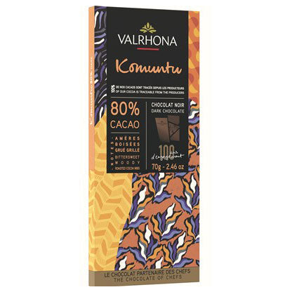 Dark Chocolate Bar Komuntu 80%