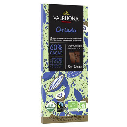 Dark Chocolate Bar Oriado Organic 60%