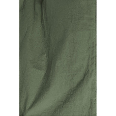 Washed Cotton Fitted Sheet, Khaki