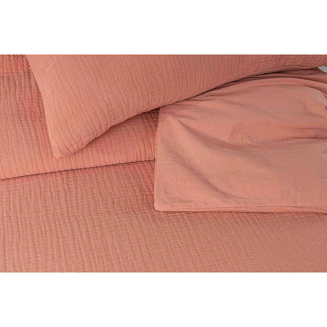 Cotton Gauze Pillow Case, Terracotta - Zouf.biz