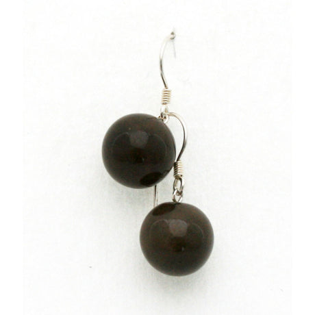 Perles Ceramic Drop Earrings, Black - Zouf.biz