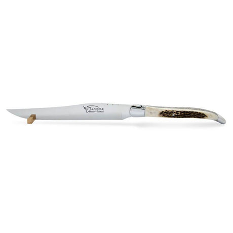 Laguiole Carving Set Deer Antler, Prestige Collection - Zouf.biz