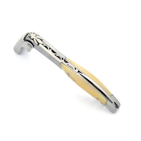 Laguiole Pale Horn Tip Sommelier Corkscrew, Prestige Collection - Zouf.biz