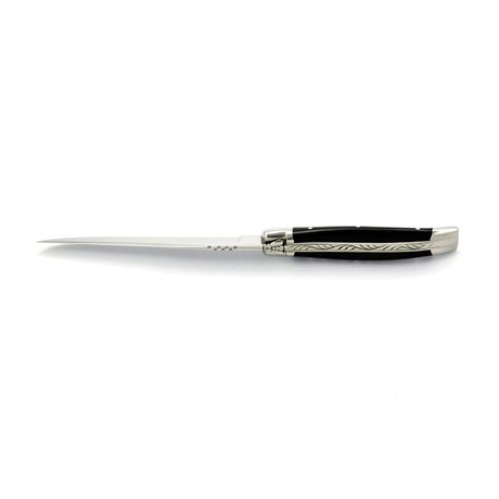 Laguiole Letter Opener - Cut Paper Knife Ebony, Prestige Collection - Zouf.biz