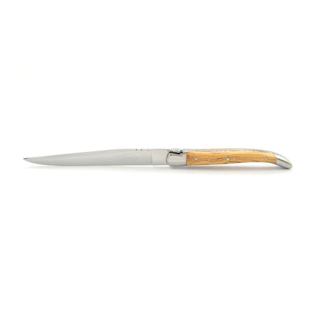 Laguiole Letter Opener - Cut Paper Knife Olive Wood, Prestige Collection - Zouf.biz